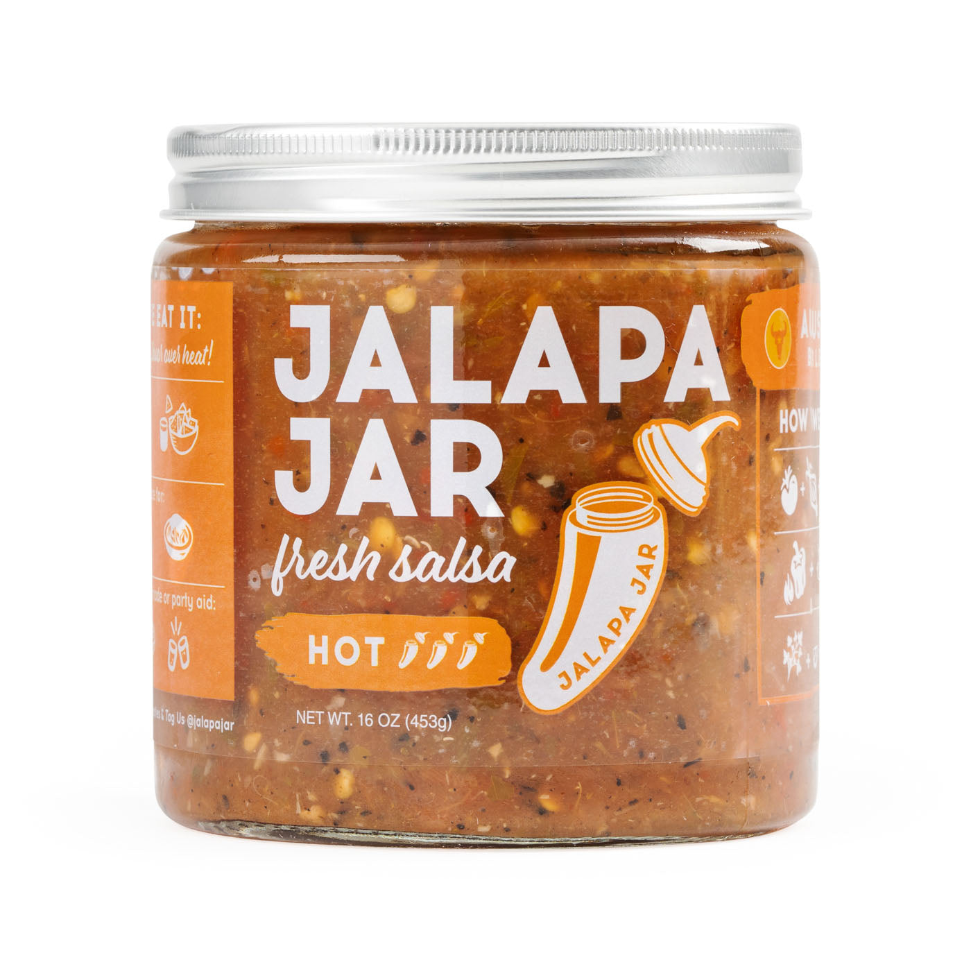 Austin Blend (Hot) Fresh Salsa – Jalapa Jar