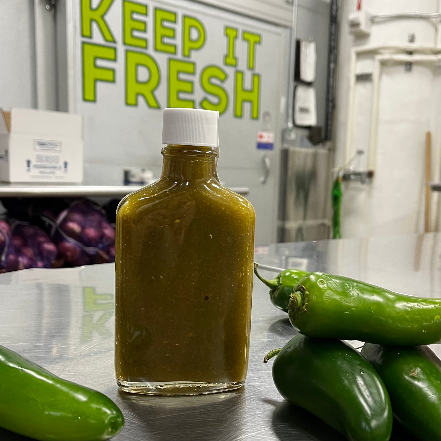 Fermented Ramp & Jalapeno Hot Sauce (7oz)